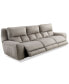 Фото #2 товара CLOSEOUT! Terrine 3-Pc. Fabric Sofa with 3 Power Motion Recliners, Created for Macy's