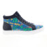 Фото #1 товара French Connection Pixel FC7192H Mens Blue Leather Lifestyle Sneakers Shoes