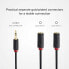 Фото #3 товара SBS Audio stereo cable 3,5mm jack with splitter for mobile and smartphones - 3.5mm - Male - 2 x 3.5mm - Female - 0.2 m - Black