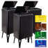 WELLHOME Smart trash cans 40L 3 units