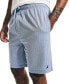 Men's Sleepwear, Blue Herringbone Short