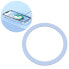 Metalowy pierścień magnetyczny do smartfona telefonu niebieski