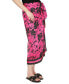Фото #7 товара Women's Lush Palm-Print Faux-Wrap Midi Skirt