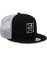 Men's Black Chicago White Sox Vert Squared Trucker 9FIFTY Hat Черный - фото #4