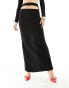 Фото #5 товара Missyempire cut out maxi column skirt co-ord in black