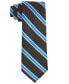 Men's Royal Blue & White Stripe Tie