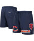 Фото #3 товара Men's Navy Chicago Bears Woven Shorts