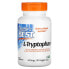 Фото #1 товара Витамины и БАДы для здорового сна Doctor's Best L-Tryptophan, 500 мг, 90 вегетарианских капсул