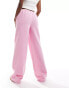 Фото #2 товара Stradivarius oxford cotton pull on trouser in baby pink