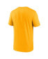 ფოტო #2 პროდუქტის Men's Gold Kansas City Chiefs Horizontal Lockup Legend Performance T-shirt