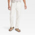 Men's Tapered Five Pocket Pants - Goodfellow & Co Ivory 30x30