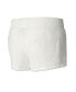 ფოტო #3 პროდუქტის Women's White Philadelphia Eagles Fluffy Pullover Sweatshirt and Shorts Sleep Set