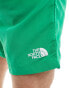 The North Face Watershort logo swim shorts in green