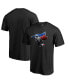 Фото #4 товара Men's Black Toronto Blue Jays Midnight Mascot T-shirt