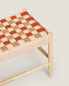 Фото #5 товара Woven ash wood bench