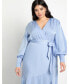 Plus Size Satin Maxi Dress