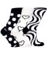 Women's Denver Gift Box of Cotton Seamless Toe Premium Colorful Fun Patterned Crew Socks, Pack of 3