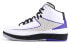 Фото #1 товара Jordan Air Jordan 2 Retro Dark Concord 中帮 复古篮球鞋 男款 白紫色 / Кроссовки Jordan Air Jordan 385475-153