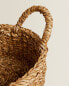 Braided basket with handles Бежевый, 20 x 9 x 20 cm - фото #9