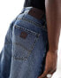 Armani Exchange straight leg jeans in mid blue