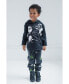 Фото #3 товара Nightmare Before Christmas Fleece Hoodie and Pants Outfit Set Toddler to Big Kid