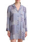 ფოტო #1 პროდუქტის Women's Printed Long-Sleeve Sleepshirt
