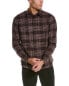 Фото #1 товара Vince Norden Plaid Shirt Men's Red S