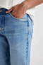 Фото #4 товара Wiser Wash Sergio Regular Fit Normal Kalıp Normal Bel Boru Paça Jean Pantolon