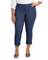 Nydj Plus Marilyn Dk Blue Heather Relaxed Jean Women's