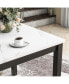 Фото #2 товара 5-Piece Grey Dining Set: Faux Marble Table, 4 Velvet Chairs