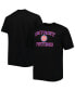 Фото #2 товара Men's Black Detroit Pistons Big and Tall Heart and Soul T-shirt