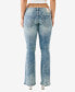 Фото #2 товара Джинсы True Religion Женские Joey Low Rise Big T Vintage-like Фактура Широкие