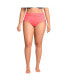 Фото #6 товара Plus Size Adjustable High Waisted Bikini Swim Bottoms