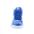 Фото #3 товара Fila MB Night Walk 1BM01747-421 Mens Blue Leather Athletic Basketball Shoes