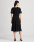 ფოტო #3 პროდუქტის Women's Belted Georgette Dress