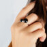 Stylish ring decorated with cat eyes SAKK33