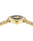 ფოტო #2 პროდუქტის Men's Swiss Medusa Infinite Gold Ion Plated Stainless Steel Bracelet Watch 47mm