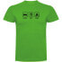 ფოტო #1 პროდუქტის KRUSKIS Sleep Eat And Bike short sleeve T-shirt