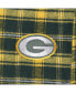 ფოტო #2 პროდუქტის Women's Green Green Bay Packers Plus Size Badge T-shirt and Flannel Pants Sleep Set