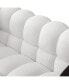 Marshmallow Sofa, 3 Seater, White Boucle Design