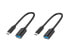 Фото #1 товара Conceptronic ABBY11B USB-C to USB-A OTG Adapter 2-Pack, 20cm, 0.2 m, USB C, USB A, USB 3.2 Gen 1 (3.1 Gen 1), 5000 Mbit/s, Black