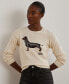 ფოტო #1 პროდუქტის Petite Intarsia-Knit Dog Sweater