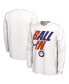 Фото #2 товара Men's White Clemson Tigers Ball In Bench Long Sleeve T-shirt