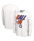 ფოტო #2 პროდუქტის Men's White Clemson Tigers Ball In Bench Long Sleeve T-shirt