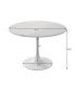 Фото #7 товара Modern 42" Round Dining Table with Metal Base