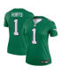 ფოტო #1 პროდუქტის Women's Jalen Hurts Kelly Green Philadelphia Eagles Alternate Legend Player Jersey