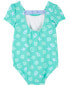Baby Shell Print 1-Piece Swimsuit 12M
