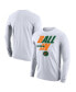 Men's White Florida A&M Rattlers Legend Bench Long Sleeve T-shirt Белый, L - фото #2