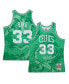 Фото #1 товара Men's Larry Bird Kelly Green Boston Celtics 1985/86 Hardwood Classics Asian Heritage 6.0 Swingman Throwback Player Jersey