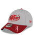 Men's Gray, Maroon Bubba Wallace 9FORTY Dr. Pepper Big Number Snapback Adjustable Hat Gray, Maroon - фото #3